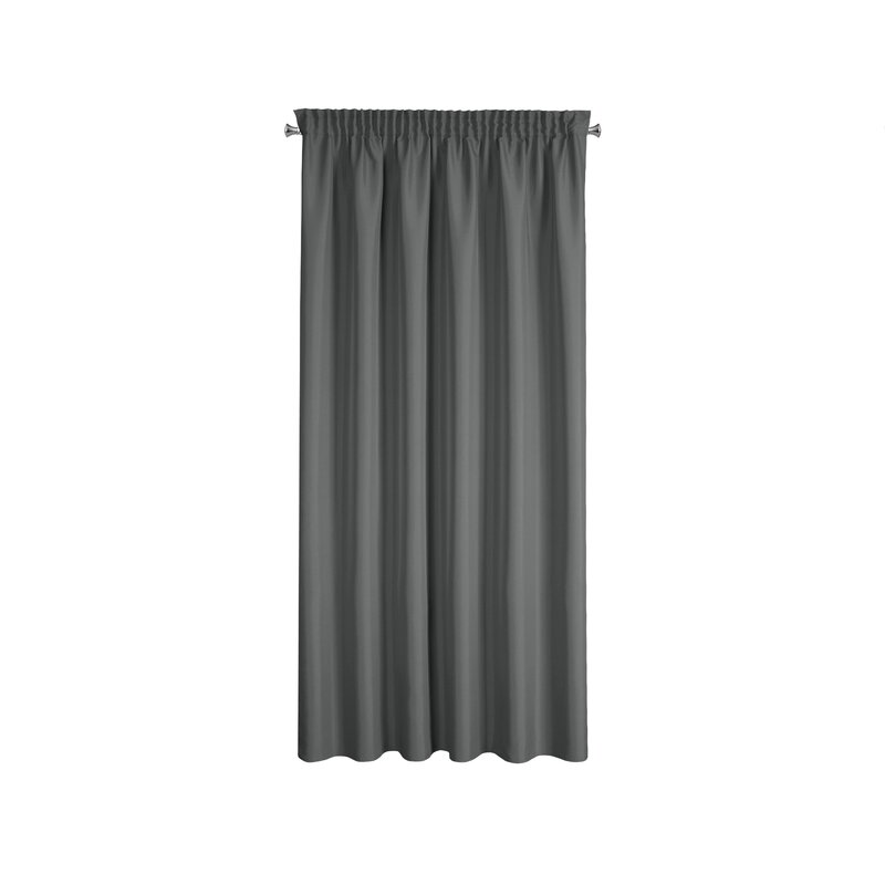 Zasłona gotowa grafitowa 140 x 175 cm – zaciemniająca i matowa