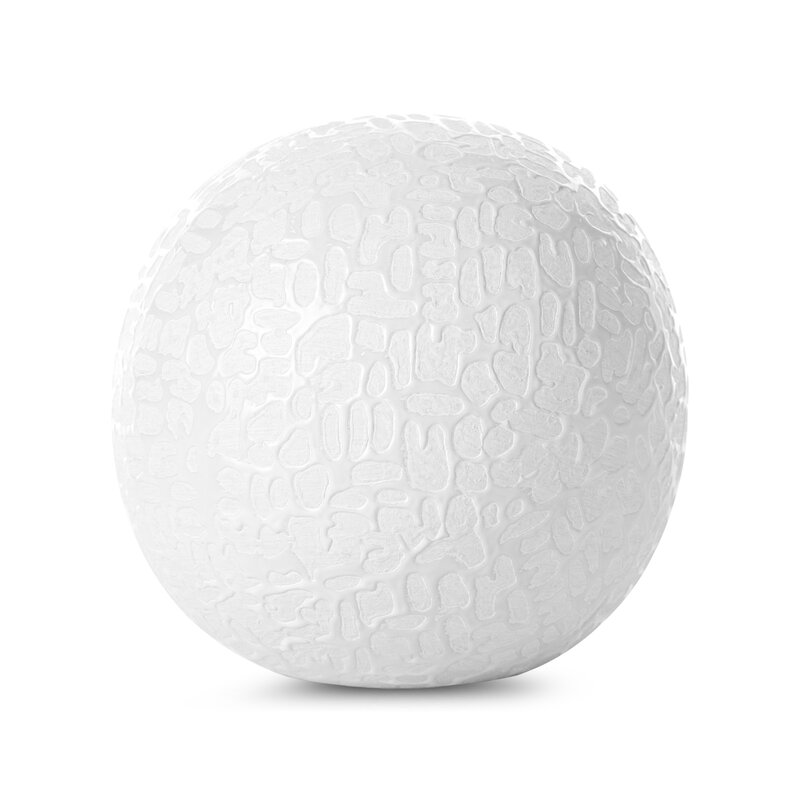 Kula ceramiczna RISO biała fi 10 x 10 cm – do dekoracji wnętrz