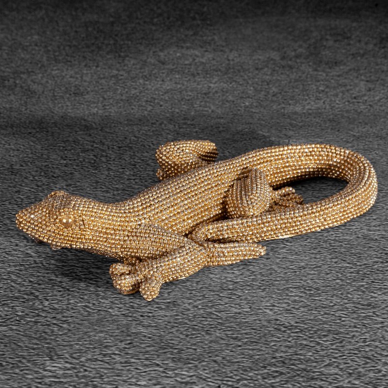 Figurka dekoracyjna Eldo złota 19 X 10 X 4 CM – dodaje wnętrzu blasku