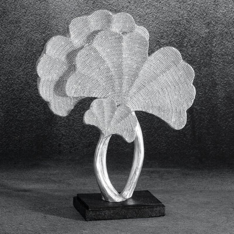 FIGURKA DEKORACYJNA ELDO 25 X 9 X 32 CM SREBRNY
