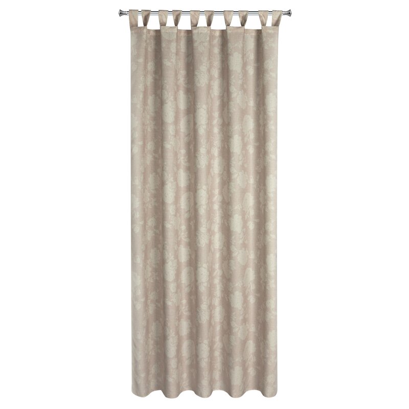 Zasłona gotowa Garden pudrowy róż 155 x 240 cm – na taras i balkon