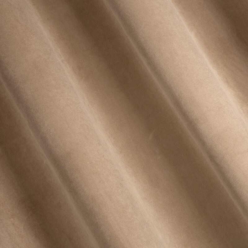 ZASŁONA GOTOWA D91 ROSA NA TAŚMIE 135 X 300 CM CIEMNOBEŻOWY