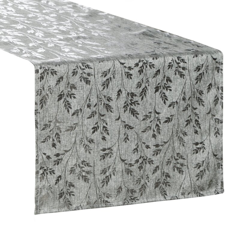 OBRUS SIMONA 40 X 140 CM SREBRNY
