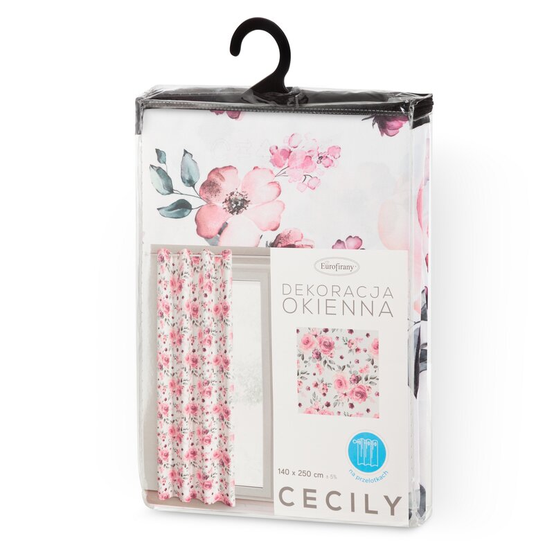 Zasłona gotowa Cecily biała 140 x 250 cm – wprowadza lekkość