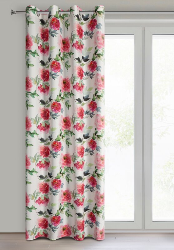 Zasłona gotowa Petra biała 140 x 250 cm – rozświetla wnętrze