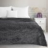 Koc flano Cindy6 stalowy 170 x 210 cm – ciepły i puszysty
