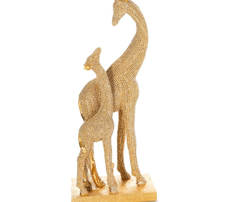 Figurka ceramiczna Eldo złota 11 x 7 x 27 cm – doda blasku wnętrzu
