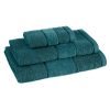 Ręcznik welurowy Emma ciemnoturkusowy 30 x 50 cm – miękki i chłonny