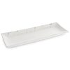 Patera ceramiczna Ariela biała 38 x 14 x 4 cm – idealna na przekąski