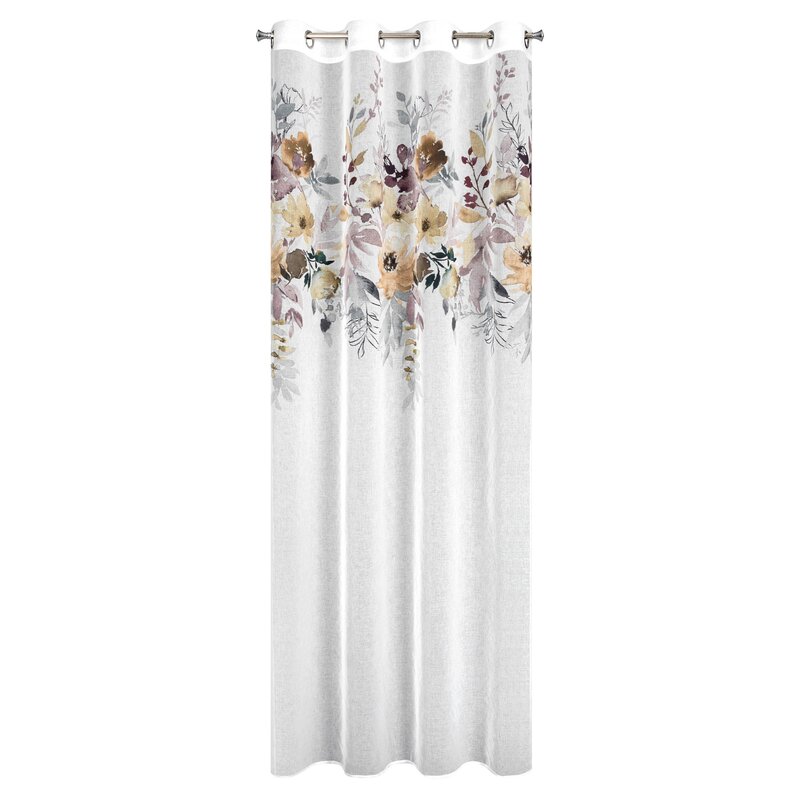 ZASŁONA GOTOWA D91 GRETA 140 X 250 CM BIAŁY