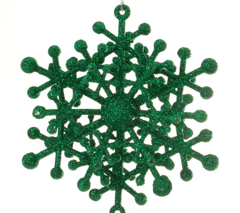 Ozdoba świąteczna zielona 10 x 10 x 5 cm – idealna dekoracja