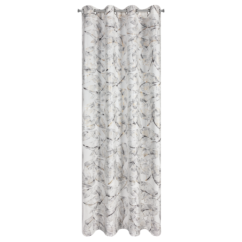 Zasłona gotowa Odeta biała 135 x 250 cm – zaciemnia wnętrze