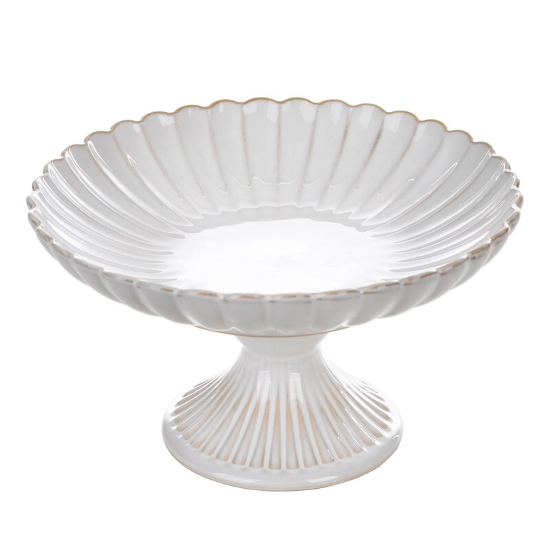 PATERA DEKORACYJNA AVRIL FI 25 X 14 CM KREMOWY