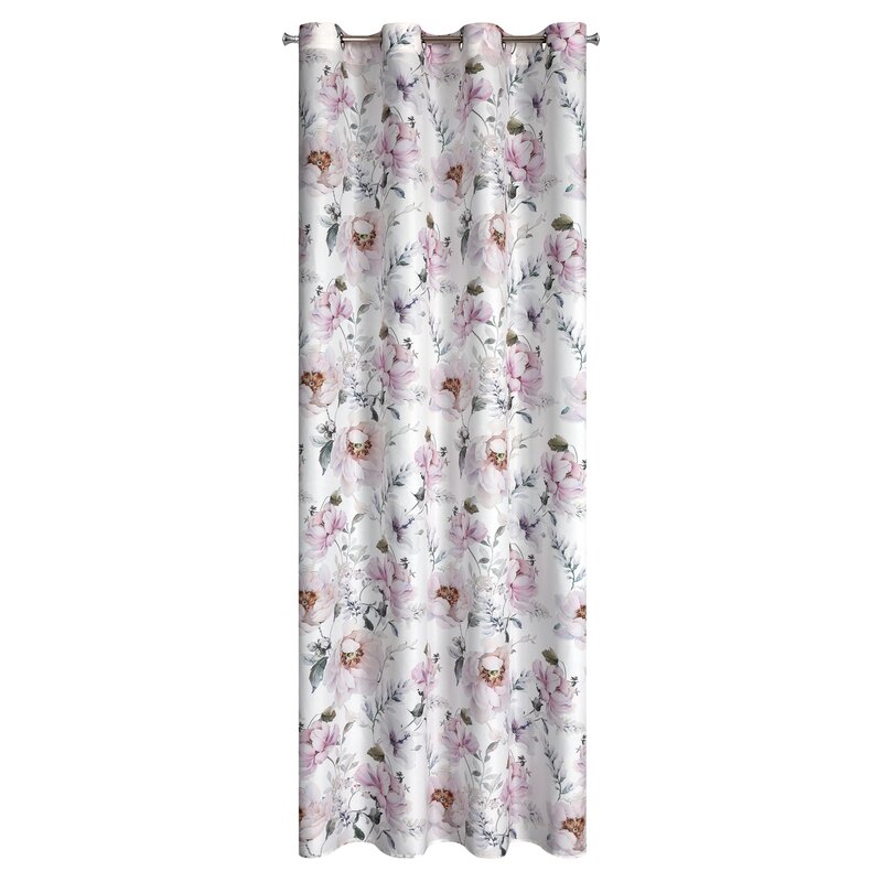 Zasłona gotowa Roselin biały 140 x 250 cm – wprowadza świeżość