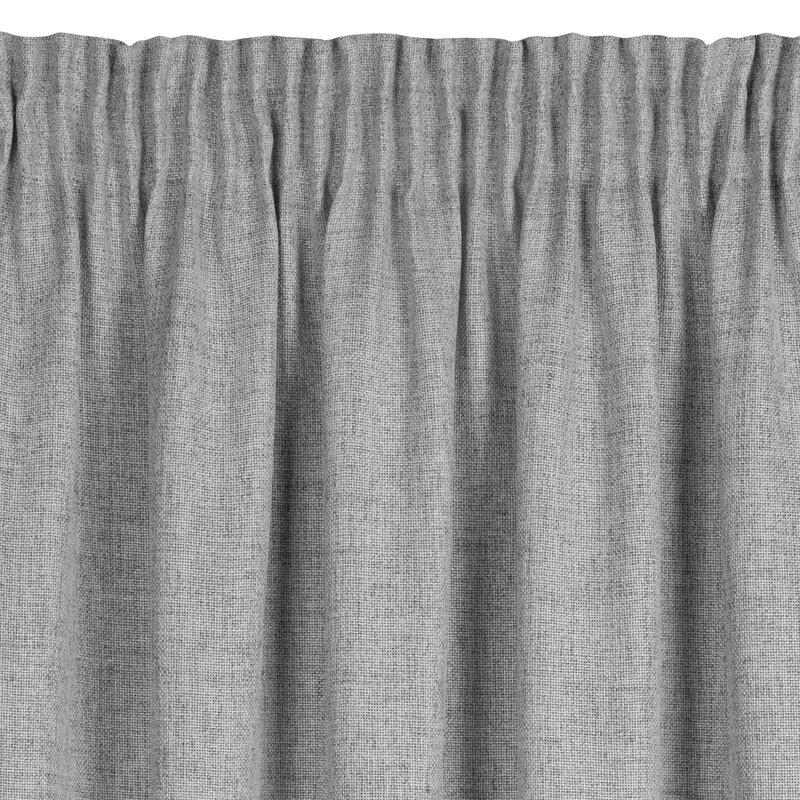Zasłona gotowa Jula2 srebrna 140 x 270 cm – zapewnia prywatność