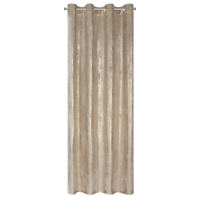 Zasłona gotowa Renia beżowa 140 x 250 cm – dodaje przytulności