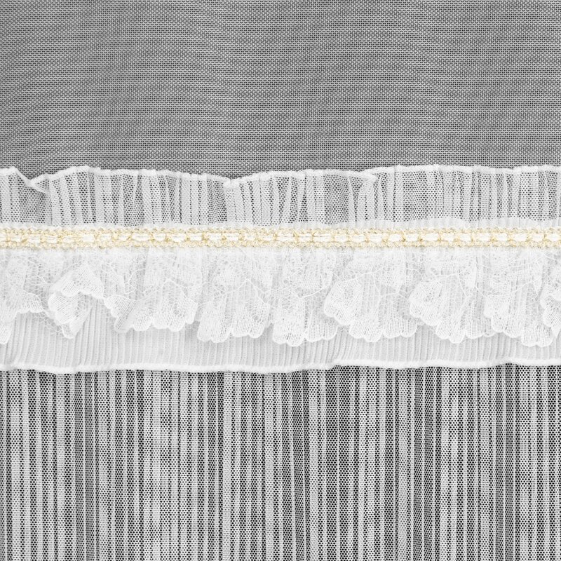 Firana gotowa Megan biała 140 x 250 cm – rozprasza światło