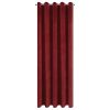 Zasłona gotowa Villa ciemnobordowa 140 X 250 CM – welwetowy blask