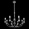 Lampa wisząca Melba srebrna fi 71 X 120 cm – efektowne oświetlenie