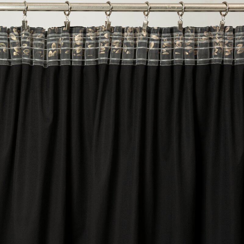 Zasłona gotowa Felis czarna 140 x 270 cm – zaciemniająca i elegancka