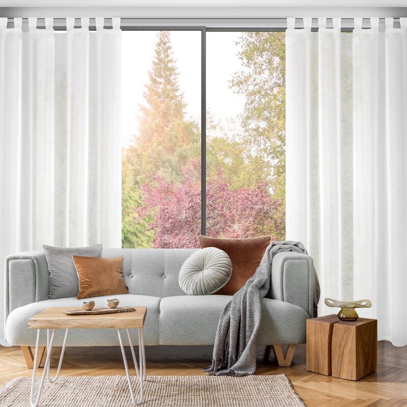 Firana gotowa Lucy biała 140 x 250 cm – rozproszone światło