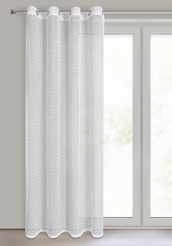 Firana gotowa Clara biały 140 x 250 cm – zapewnia naturalne światło