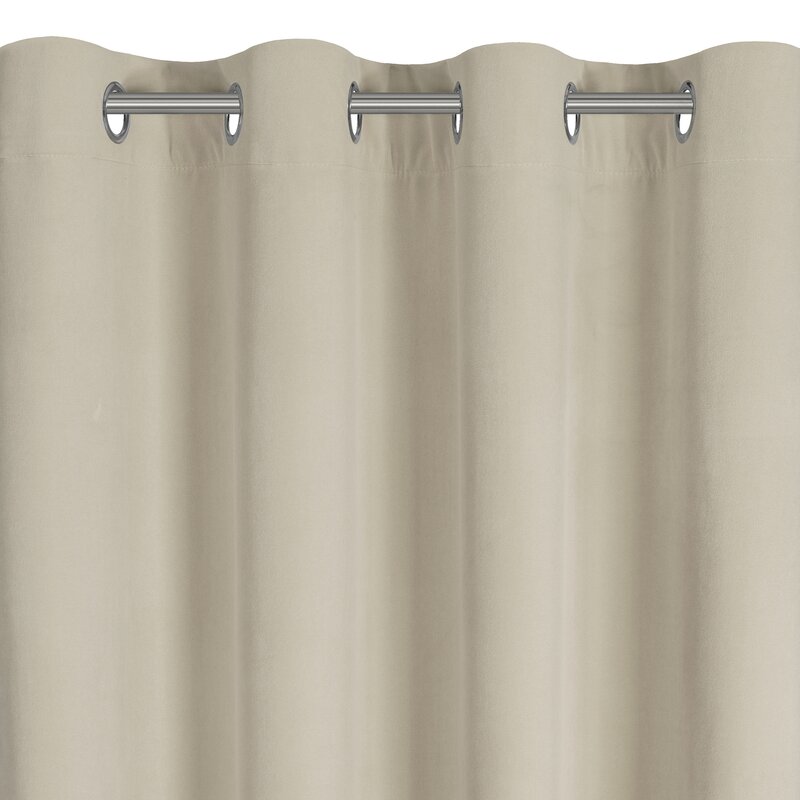 Zasłona gotowa Nita beżowa 140 X 250 cm – miękka i przytulna