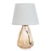 Lampa stołowa Devin kremowa O 20 x 33 cm – subtelny blask we wnętrzu