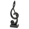 Figurka ceramiczna RICO (04) czarna 10 X 9 X 34 CM – do salonu i gabinetu