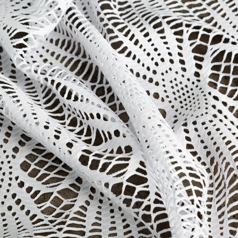Firana gotowa Rozi biała 140 x 250 cm – rozświetla wnętrze