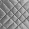Narzuta welwet RIA6 srebrna 170 x 210 cm – doda blasku sypialni