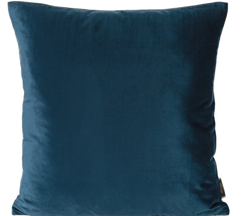 Poszewka velvet granatowa 60 x 60 cm – doda przytulności
