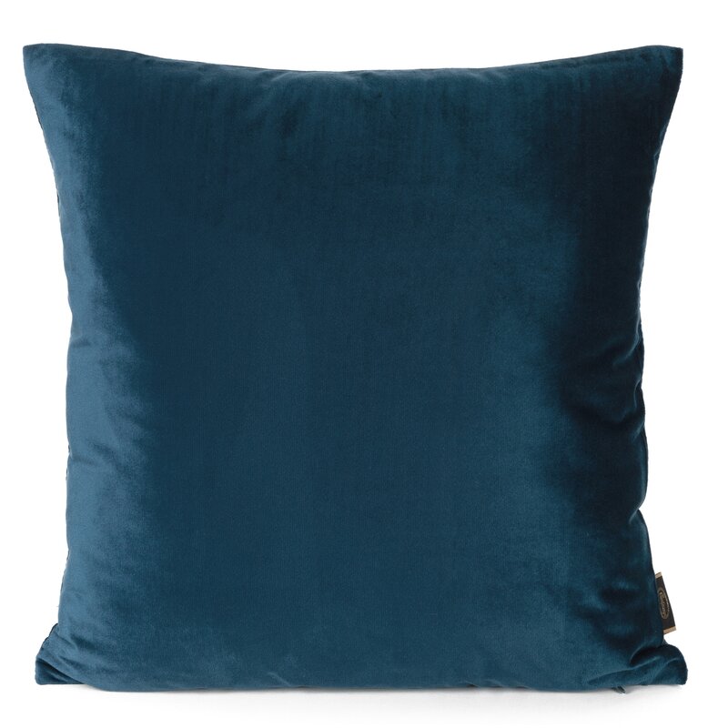 Poszewka velvet granatowa 60 x 60 cm – doda przytulności