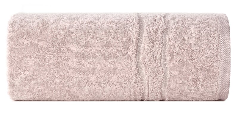 Ręcznik Karin pudrowy róż 50 x 90 cm – miękki i chłonny