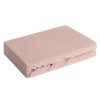 Prześcieradło jersey pudrowy róż 220 x 200 x 30 cm – miękkie i delikatne