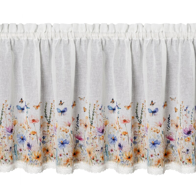 Firana gotowa Rozalie biała 150 x 60 cm – rozświetla wnętrze