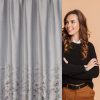 Zasłona gotowa Mariela srebrna 140 x 270 cm – doda blasku wnętrzu