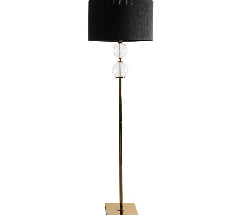 Lampa podłogowa Ariana czarna O 50 x 167 cm – doda blasku wnętrzu