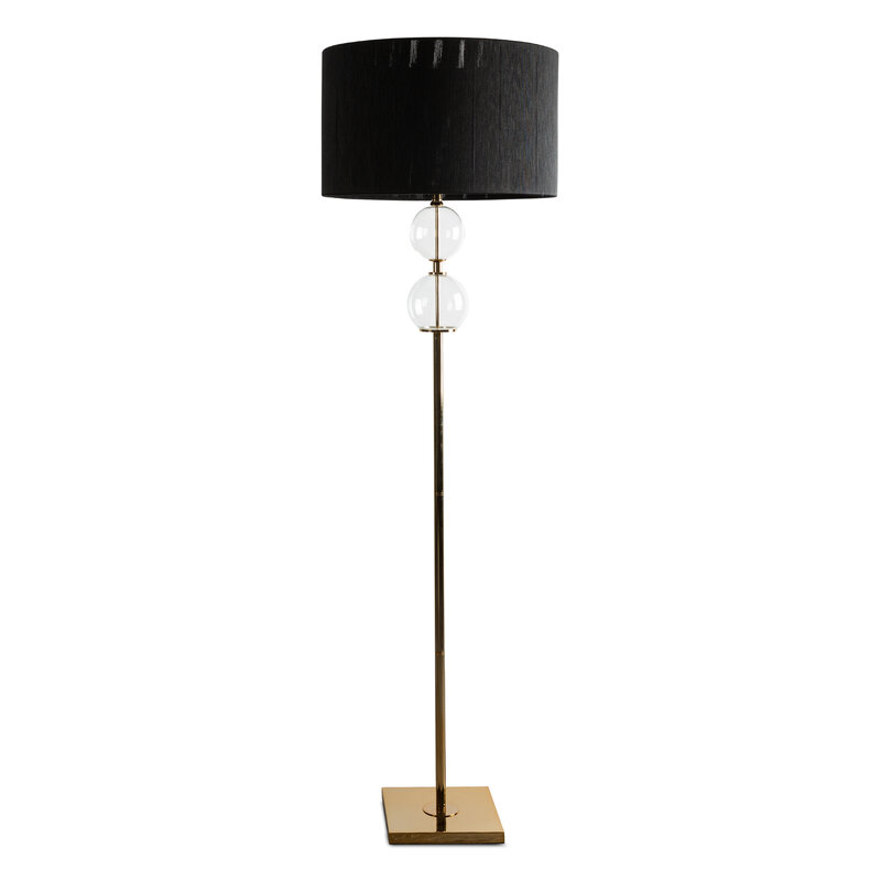 Lampa podłogowa Ariana czarna O 50 x 167 cm – doda blasku wnętrzu