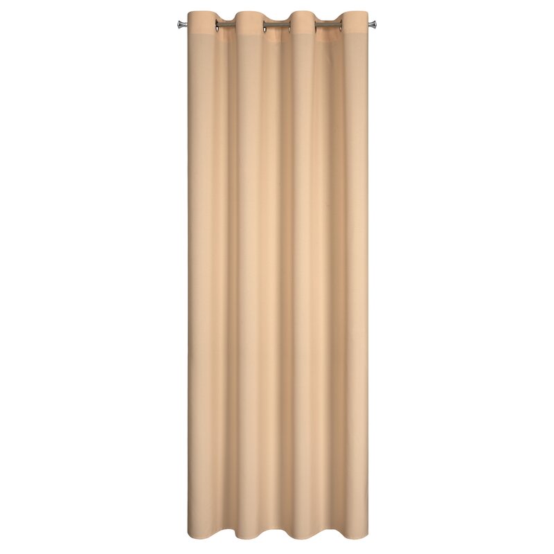 Zasłona gotowa Rita ciemnokremowa 140 x 250 cm – stworzy przytulny nastrój