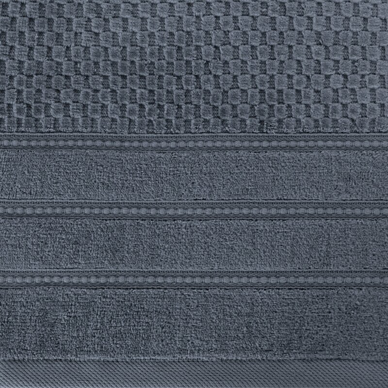 Ręcznik welurowy Adore stalowy 50 x 90 cm – miękki i chłonny