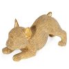 Figurka ceramiczna Eldo złota 19 x 8 x 9 cm – doda blasku wnętrzu