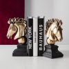 Figurki koni czarne 23 x 9 x 21 cm – stylowy akcent w salonie