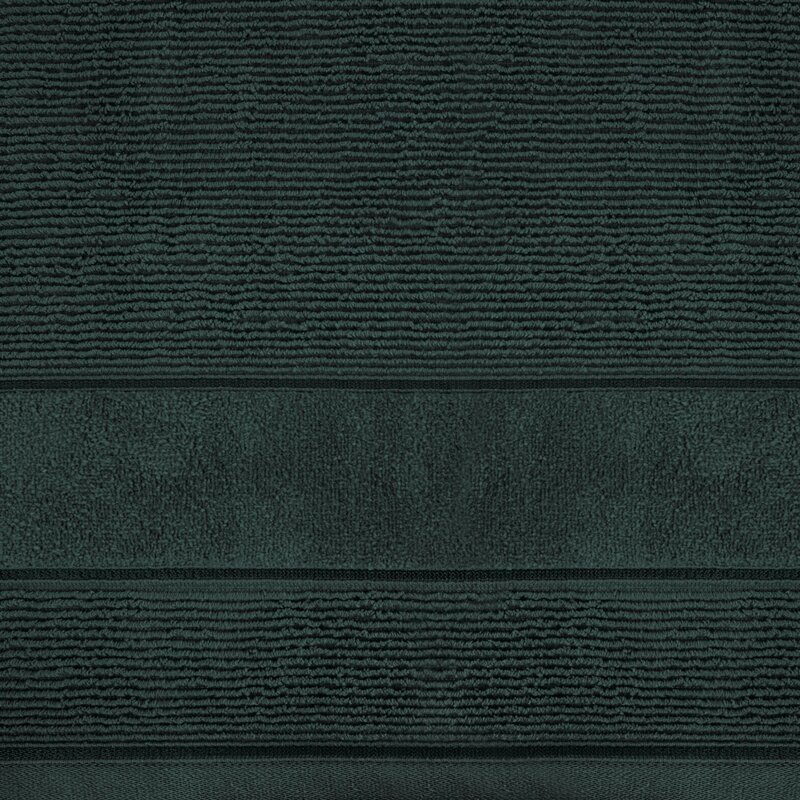 Ręcznik welurowy Emma ciemnozielony 70 x 140 cm – miękki i chłonny