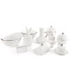 Misa ceramiczna Adore biała 25 x 10 cm – idealna na dekoracje