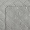 Narzuta welurowa D91 srebrna 170 x 210 cm – doda blasku sypialni