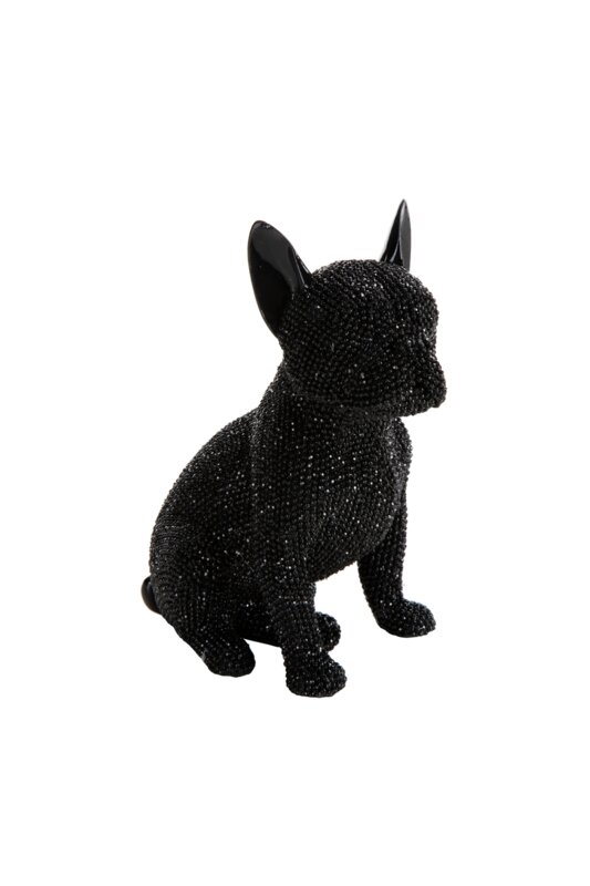 Figurka ceramiczna ELDO czarna 13 x 9 x 17 cm – idealna na prezent