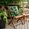 Poszewka dekoracyjna Garden6 zielona 45 x 45 cm – wprowadza egzotykę