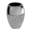 Wazon ceramiczny RISO kremowy 11 X 7 X 40 cm – na suszone trawy i kwiaty
