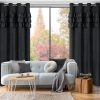 Zasłona gotowa Sami czarna 140 x 250 cm – dodaje elegancji wnętrzu